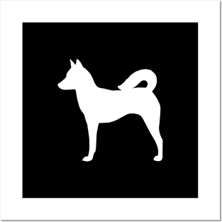 Canaan Dog Silhouette Posters and Art